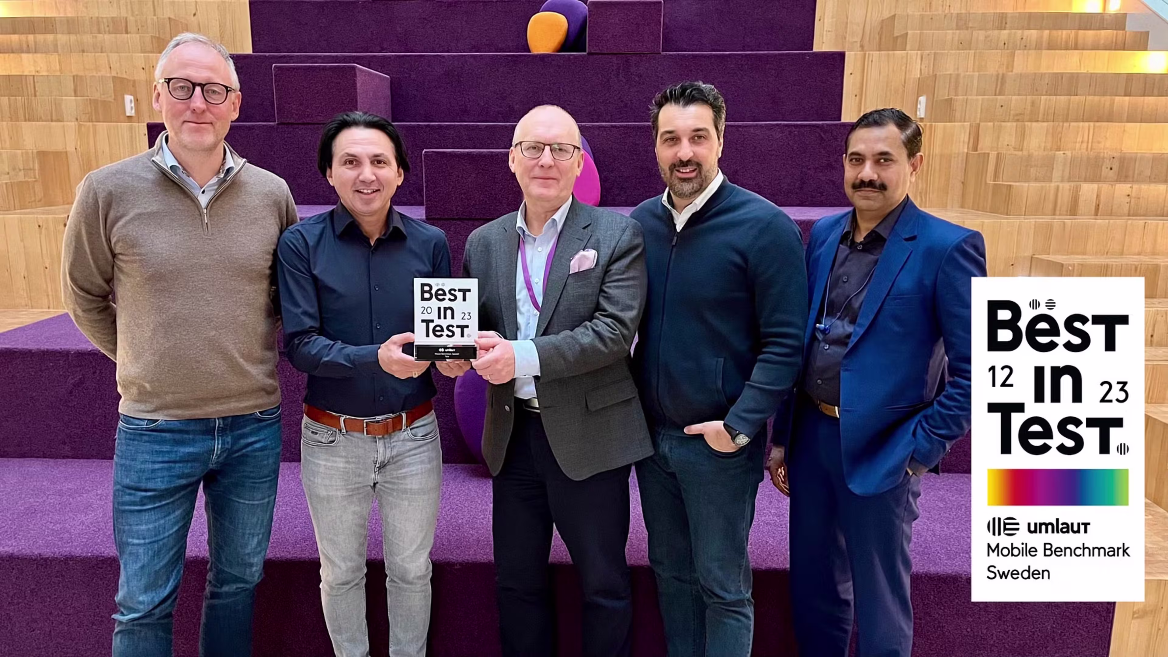 Från vänster: Staffan Åkesson, Hakan Ekmen, Martin Pehrsson, Maziar Kianzad, Ajay Mishra