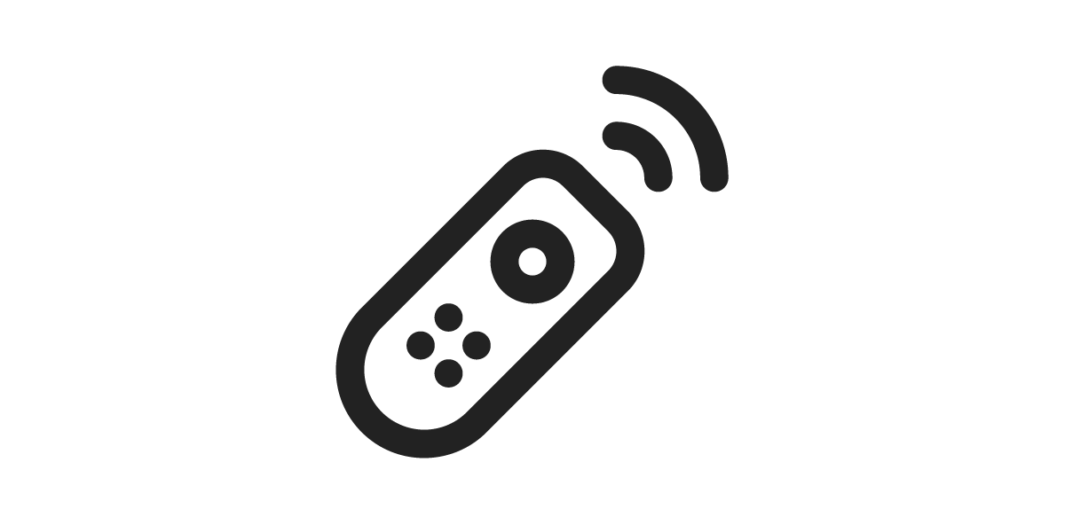 En illustration av en fjärrkontroll till en tv