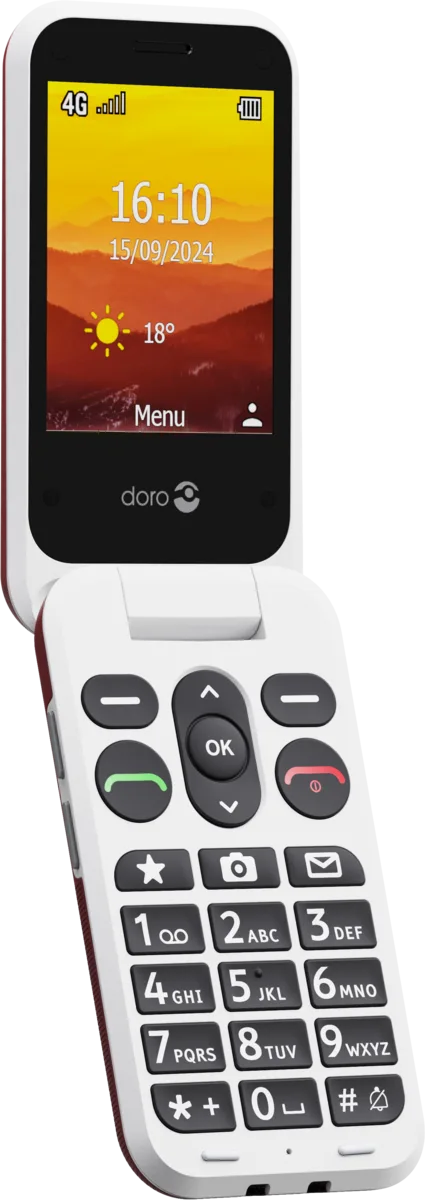 Doro Leva L31s Röd/Vit