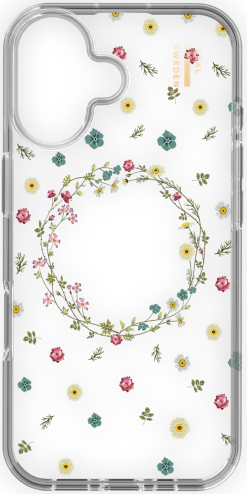 iDeal Clear Case MagSafe iPhone 16 Petite Floral
