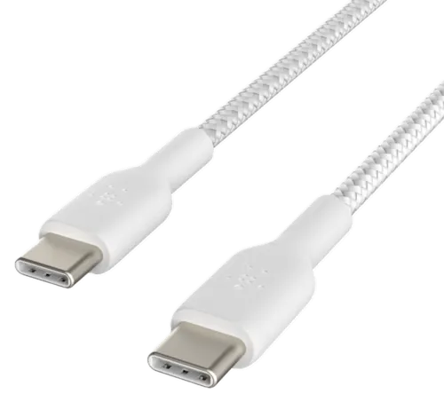 Belkin Boost Charge USB-C to USB-C Cable Braided 2m Vit