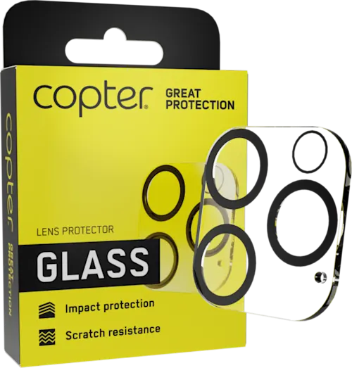 Copter Exoglass Lens iPhone 15/15 Plus Transparent