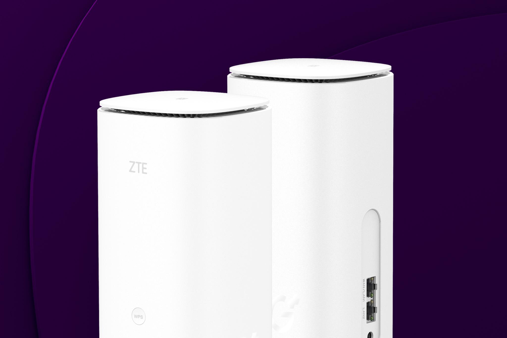 Med vårt bredband via 5G medföljer den pålitliga 5G-routern ZTE MC888 Pro som ger dig ett snabbt, stabilt och säkert internet.