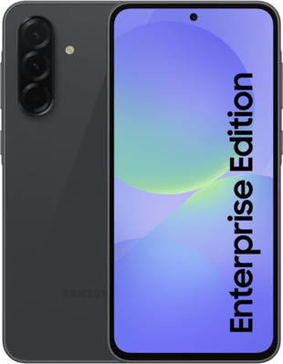 Samsung Galaxy A36 EE, svart, fram- och baksida