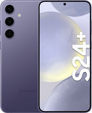 Samsung Galaxy S24+ fram och baksida