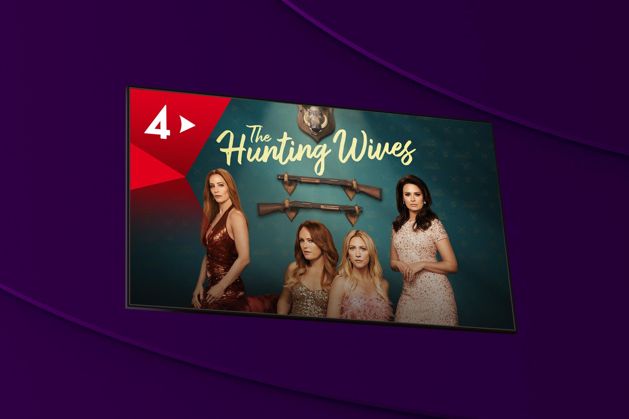 Innehåll från den nya amerikanska dramaserien The Hunting Wives som går att streama på TV4 Play från 25 september 2025.